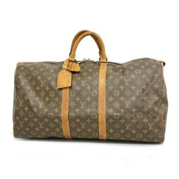 Louis Vuitton Monogram Keepall Boston Bag Brown - Picture 1 of 9